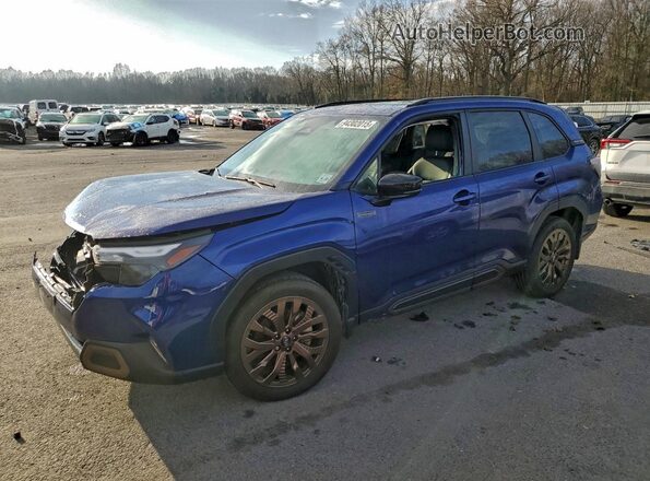 JF2SLSJDXSH401753 2025 SUBARU FORESTER Blue Przód lewy