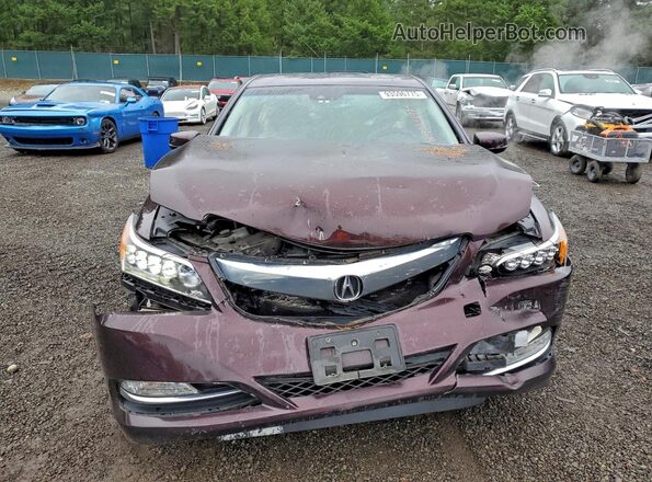 JH4KC1F50GC000287 2016 ACURA RLX Бордовый Вид спереди