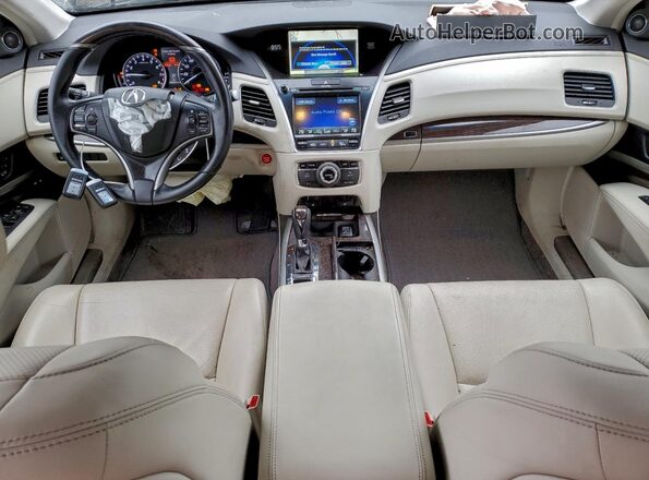 JH4KC1F50GC000287 2016 ACURA RLX Бордовый Вид панели приборов