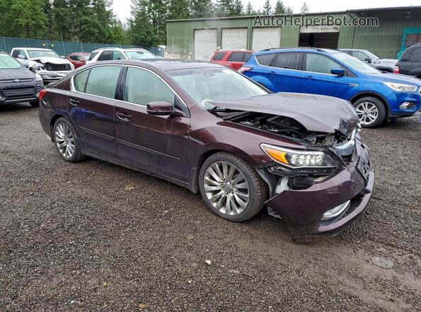 JH4KC1F50GC000287 2016 ACURA RLX Бордовый Передняя правая четверть