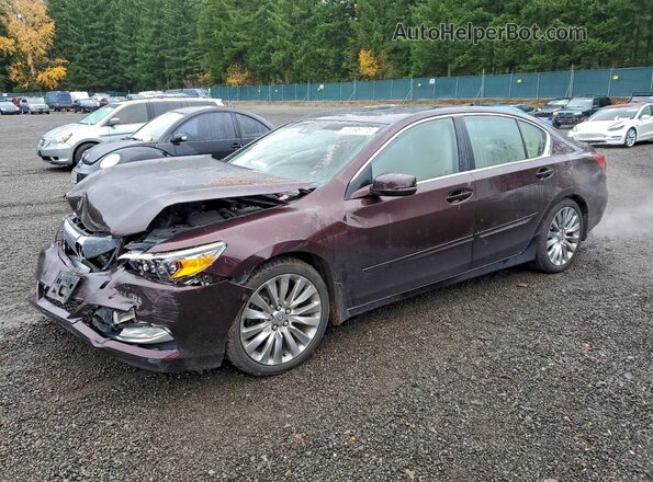 JH4KC1F50GC000287 2016 ACURA RLX Бордовый Передняя левая четверть