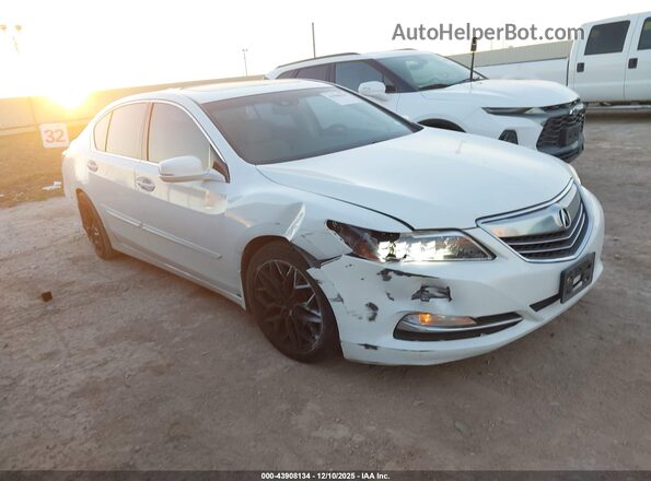 JH4KC1F50GC000418 2016 ACURA RLX Белый Передняя правая четверть