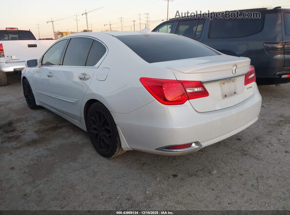 JH4KC1F50GC000418 2016 ACURA RLX Белый Задняя левая четверть