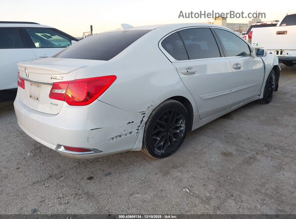 JH4KC1F50GC000418 2016 ACURA RLX Белый Задняя правая четверть