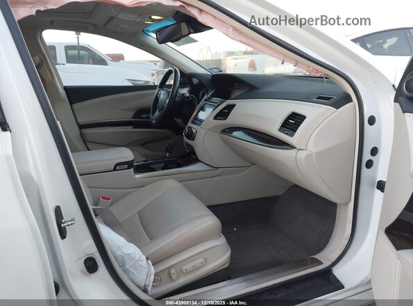 JH4KC1F50GC000418 2016 ACURA RLX Белый Вид салона спереди