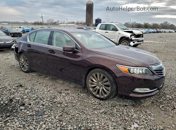 JH4KC1F56HC000599 2017 ACURA RLX Красный Передняя правая четверть