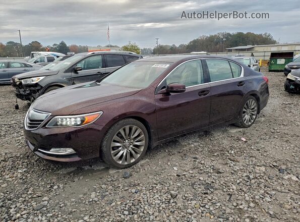 JH4KC1F56HC000599 2017 ACURA RLX Красный Передняя левая четверть