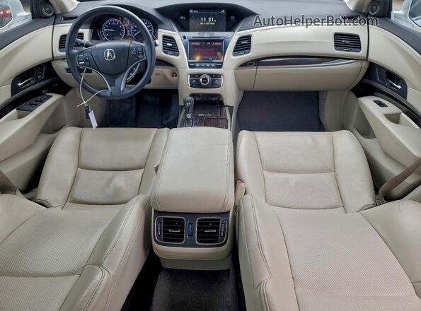 JH4KC1F57GC001520 2016 ACURA RLX Белый Вид панели приборов