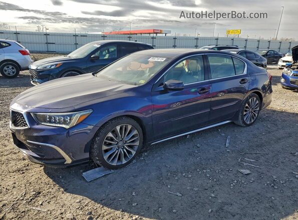 JH4KC1F59JC000733 2018 ACURA RLX Blue Przód lewy