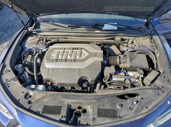 JH4KC1F59JC000733 2018 ACURA RLX Blue Widok wnętrza z tyłu
