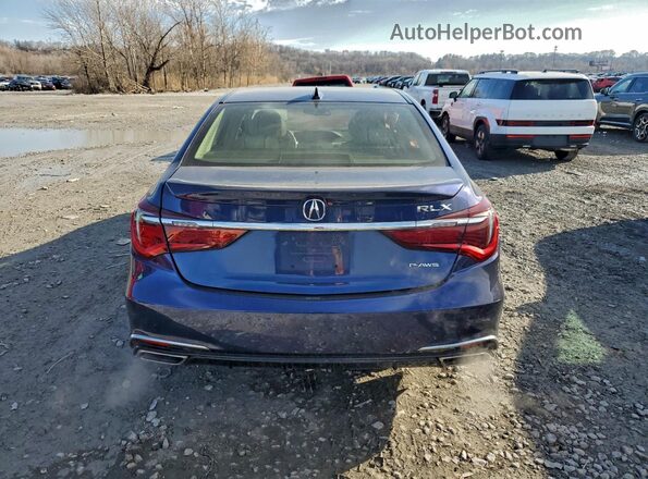 JH4KC1F59JC000733 2018 ACURA RLX Blue Widok z tyłu