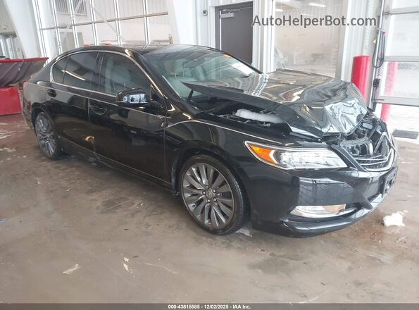 JH4KC1F96HC000315 2017 ACURA RLX Черный Передняя правая четверть
