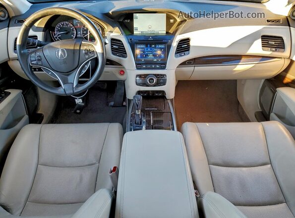 JH4KC1F99GC002008 2016 ACURA RLX Красный Вид панели приборов