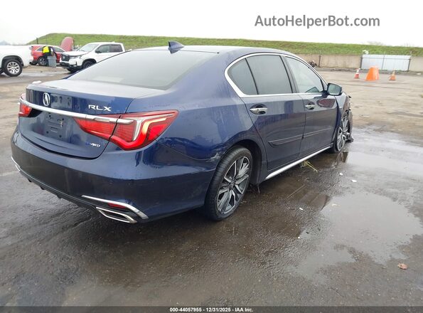 JH4KC2F90JC000595 2018 ACURA OTHER Синий Задняя правая четверть