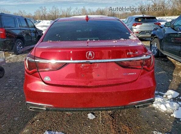 JH4KC2F97LC000418 2020 ACURA RLX Red Vista trasera