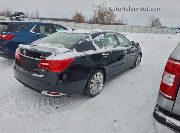 JH4KC2F99GC000118 2016 ACURA RLX Черный Задняя правая четверть
