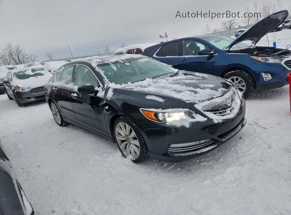 JH4KC2F99GC000118 2016 ACURA RLX Черный Передняя правая четверть