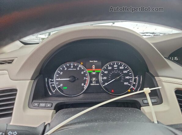 JH4KC2F99GC000118 2016 ACURA RLX Черный Вид щитка приборов