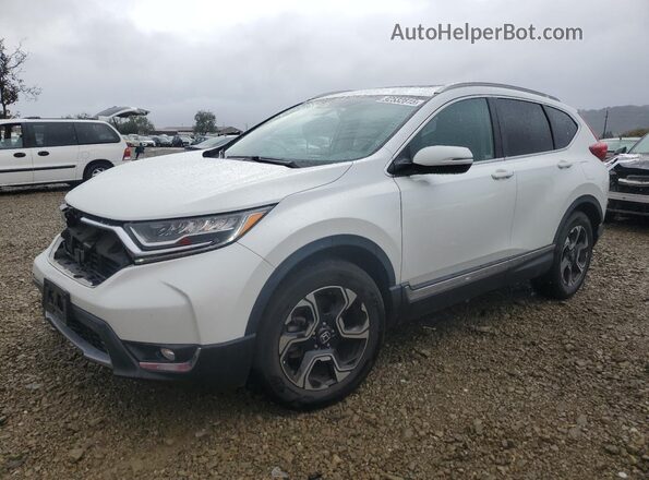 JHLRW2H98KX017159 2019 HONDA CR-V Белый Передняя левая четверть