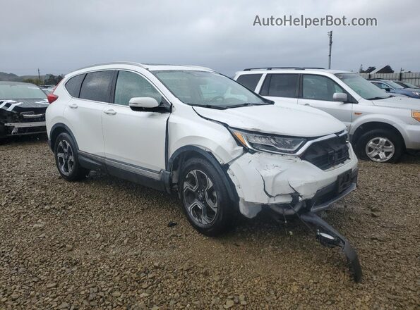 JHLRW2H98KX017159 2019 HONDA CR-V Белый Передняя правая четверть