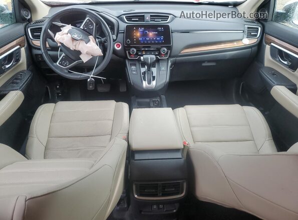 JHLRW2H98KX017159 2019 HONDA CR-V Белый Вид панели приборов