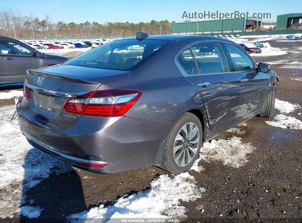 JHMCR6F52HC006285 2017 HONDA ACCORD HYBRID Серый Задняя правая четверть