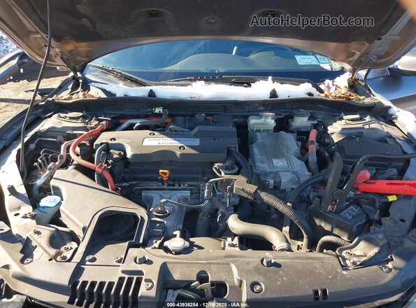 JHMCR6F52HC006285 2017 HONDA ACCORD HYBRID Серый Вид сзади