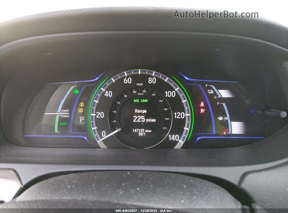 JHMCR6F59HC015632 2017 HONDA ACCORD HYBRID Черный Вид задних сидений