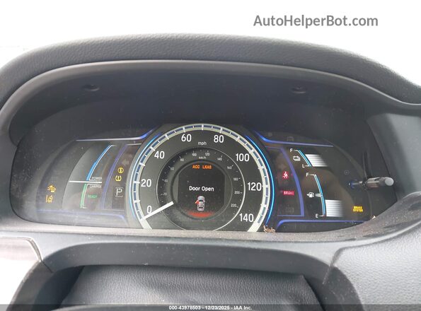 JHMCR6F72HC019264 2017 HONDA ACCORD HYBRID Белый Вид задних сидений