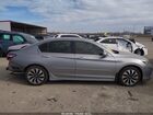 2017 Honda Accord Hybrid Touring Серебряный vin: JHMCR6F76HC029859