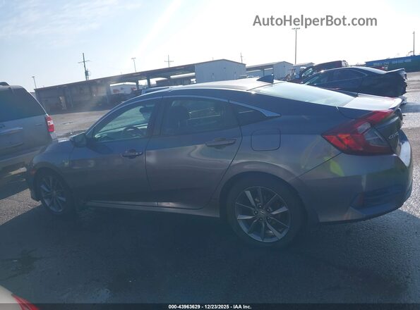 JHMFC1F38KX011233 2019 HONDA CIVIC Gray Widok wnętrza z tyłu