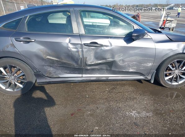 JHMFC1F38KX011233 2019 HONDA CIVIC Gray Widok z przodu