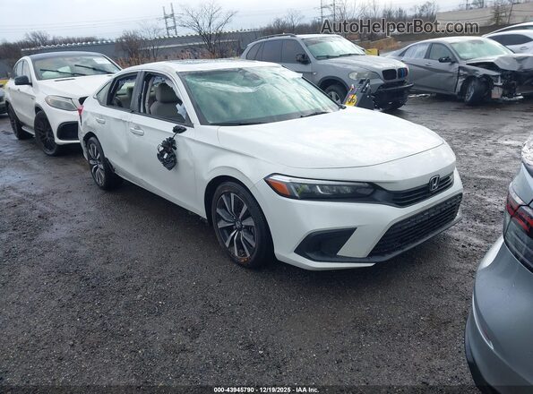 JHMFE1F78NX002095 2022 HONDA CIVIC Белый Передняя правая четверть