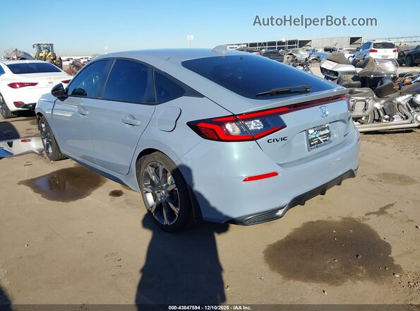 JHMFL4H9XTX000206 2026 HONDA CIVIC HYBRID Серый Задняя левая четверть