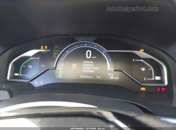 JHMZC5F15JC008802 2018 HONDA CLARITY PLUG-IN HYBRID White უკანა სავარძლების ხედი