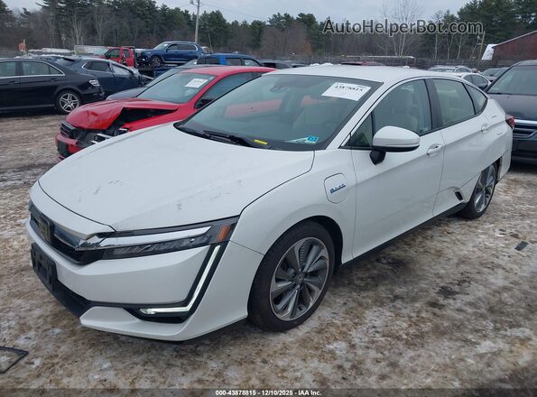 JHMZC5F17JC008817 2018 HONDA CLARITY PLUG-IN HYBRID White წინა მარცხენა ხედი სამი მეოთხედიდან