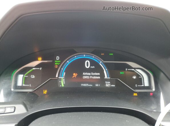 JHMZC5F17JC009000 2018 HONDA CLARITY Black Instrument cluster view