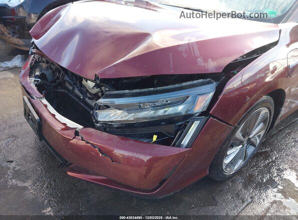JHMZC5F18MC000827 2021 HONDA CLARITY PLUG-IN HYBRID Burgundy Vista frontal