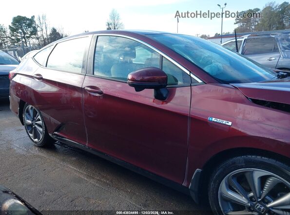 JHMZC5F18MC000827 2021 HONDA CLARITY PLUG-IN HYBRID Burgundy Vista interior trasera