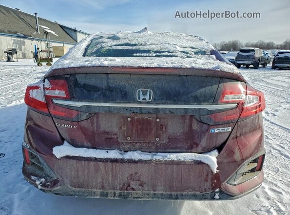 JHMZC5F19JC011508 2018 HONDA CLARITY Burgundy Rear view