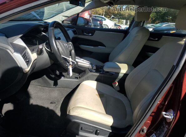 JHMZC5F30JC020440 2018 HONDA CLARITY Burgundy Vista interior delantera