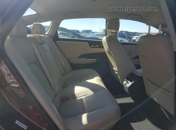 JHMZC5F30JC020440 2018 HONDA CLARITY Burgundy Vista de los asientos traseros