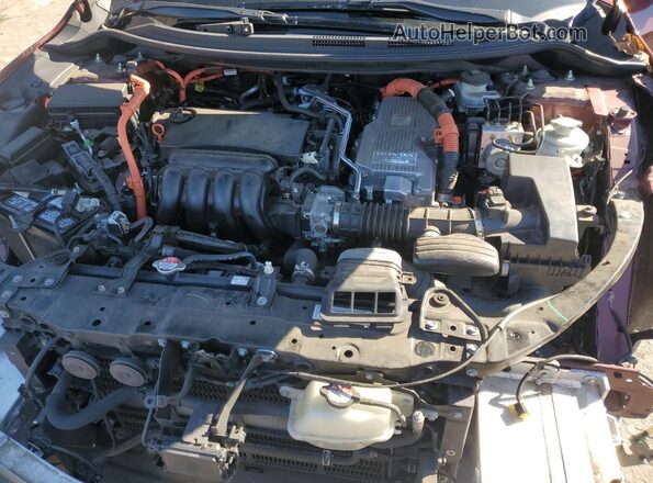 JHMZC5F30JC020440 2018 HONDA CLARITY Burgundy Vista interior trasera