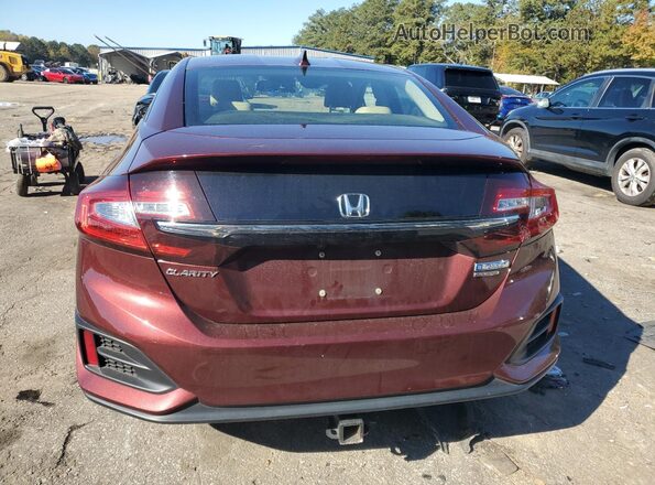 JHMZC5F30JC020440 2018 HONDA CLARITY Burgundy Vista trasera