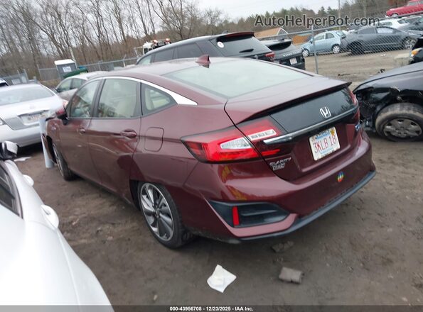 JHMZC5F32JC017653 2018 HONDA CLARITY PLUG-IN HYBRID Maroon Rear left