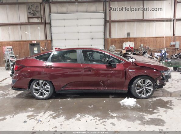 JHMZC5F33JC004653 2018 HONDA CLARITY PLUG-IN HYBRID Темно-бордовый Вид задней части салона