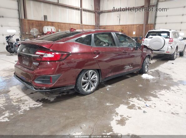 JHMZC5F33JC004653 2018 HONDA CLARITY PLUG-IN HYBRID Темно-бордовый Задняя правая четверть