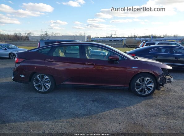 JHMZC5F39JC021487 2018 HONDA CLARITY PLUG-IN HYBRID Красный Вид задней части салона