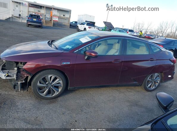 JHMZC5F39JC021487 2018 HONDA CLARITY PLUG-IN HYBRID Красный Панорамный вид салона 360°