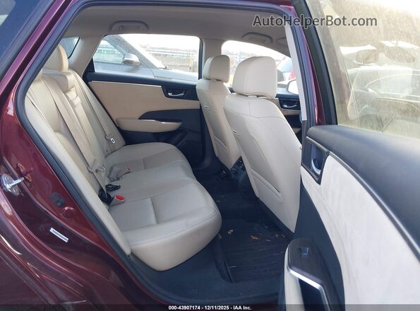 JHMZC5F39JC021487 2018 HONDA CLARITY PLUG-IN HYBRID Красный Вид наклейки с VIN-кодом